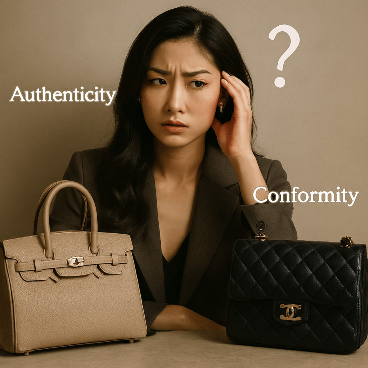 Confusion entre authenticité et conformité